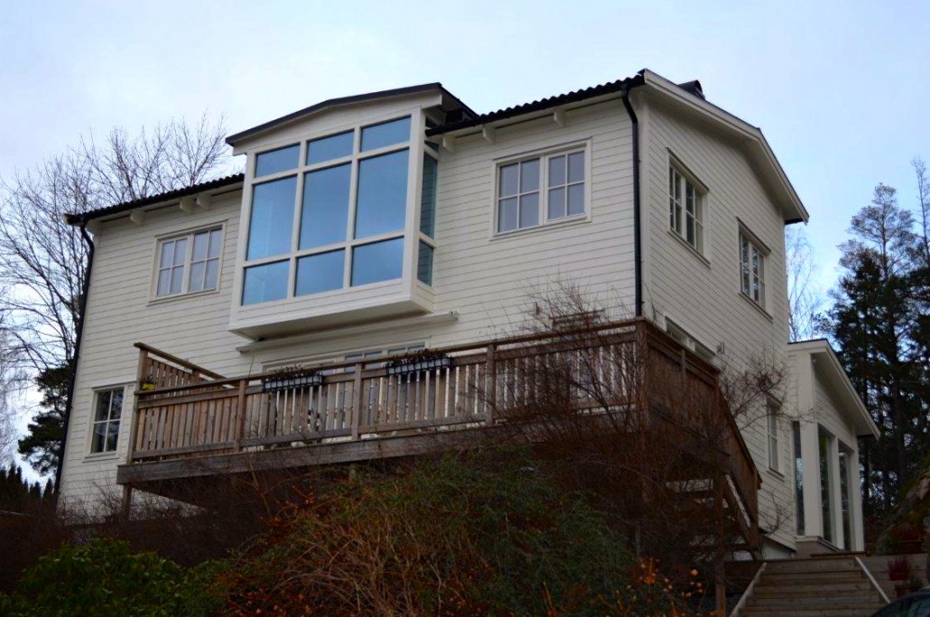 Taklyft Bild på villa med taklyft